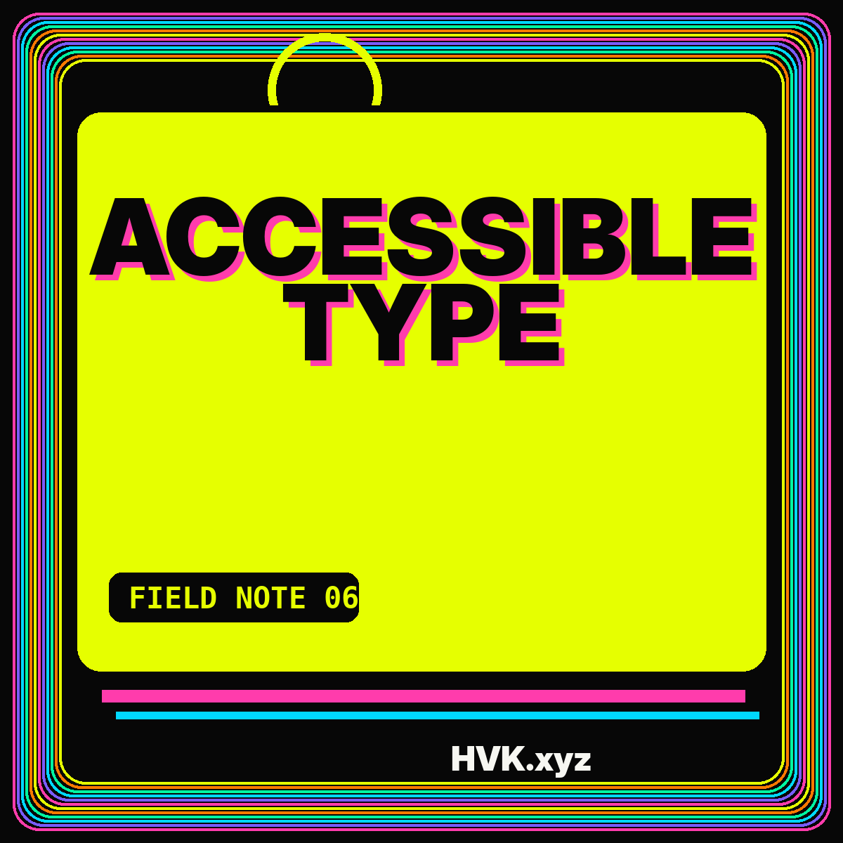 Typography card for Accessibility for Typographic Logos: Contrast, Legibility, and Motion